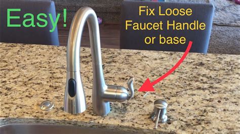 tightening moen faucet handle|How To Tighten A Loose Moen Kitchen Faucet Base。